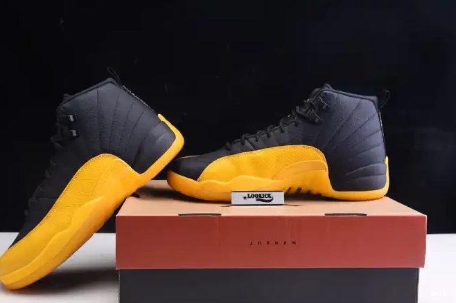 Bmlin Black Gold University Air 12 Retro 130690-070 Jordan 0524
